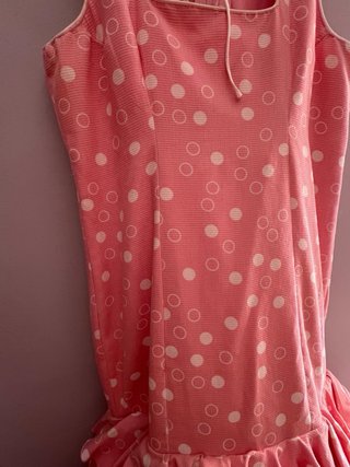 Traje Flamenca Rosa Lunares