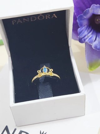 Anillo Carroza de La Cenicienta de Disney. T/58