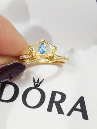 Anillo Carroza de La Cenicienta de Disney. T/58