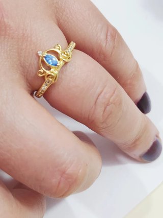 Anillo Carroza de La Cenicienta de Disney. T/58
