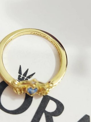 Anillo Carroza de La Cenicienta de Disney. T/58