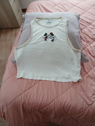Camiseta Mickey y Minnie Mouse