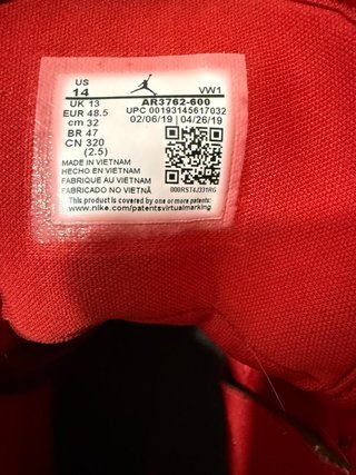 Air Jordan Jumpman Rojas Talla 48,5