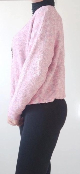 Maglioncino rosa cotone donna