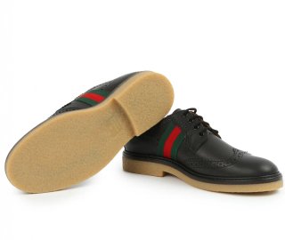 Zapato Gucci Oxford Darby Negro De Niño Comunión