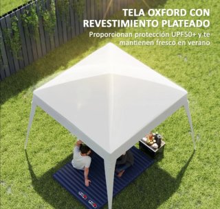 Pack de 2 Toldo Carpa Plegable 2.4x2.4