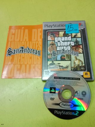 Grand Theft Auto: San Andreas PS2 Platinum