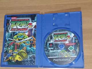 Teenage Mutant Ninja Turtles 2 PS2 Konami Spagnolo