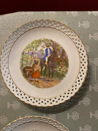 Set 6 piattini + 1 piatto grande Bavaria