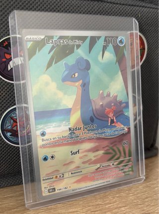 Carta Pokémon Lapras de Misty 194/182