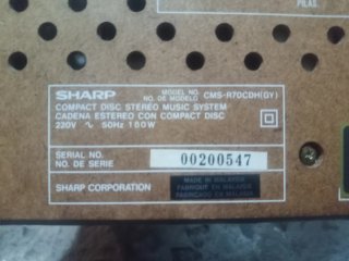 TOCADISCOS SHARP