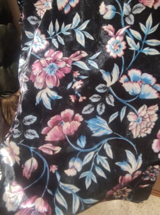 Vestido Springfield floral manga larga