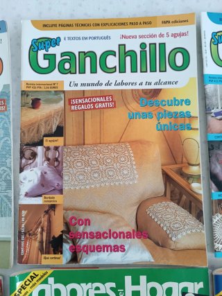Lote 6 revistas antiguas labores