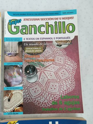 Lote 6 revistas antiguas labores