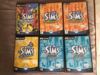 Lote 6 Juegos PC Los Sims (Expansiones)
