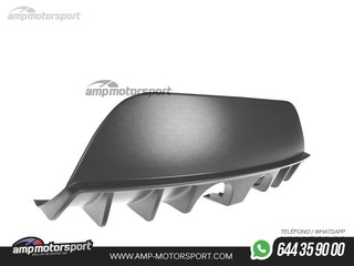 DIFUSOR TRASERO SEAT LEON 1P 2005-2012 NEGRO MATE