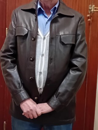 Chaqueta caballero de piel