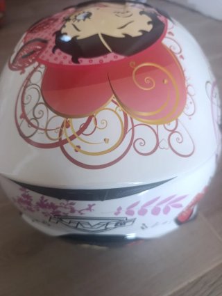 Casco Moto Infantil Betty Boop