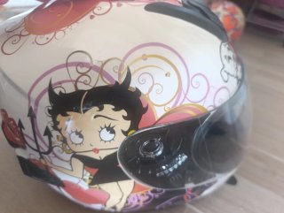 Casco Moto Infantil Betty Boop