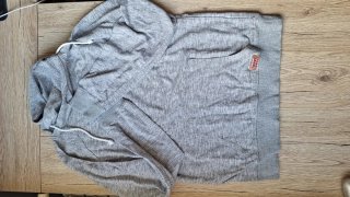 Sudadera gris cuello alto - Talla L
