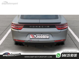 DIFUSOR TRASERO PORSCHE PANAMERA 2019-- NEGRO BRILLO