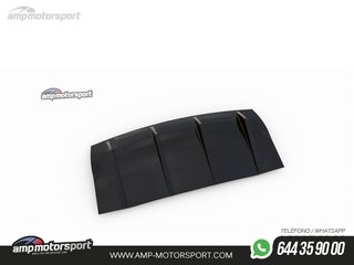DIFUSOR TRASERO PORSCHE PANAMERA 2019-- NEGRO BRILLO