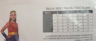 Disfraz Wonder Girl niña Talla 10-12