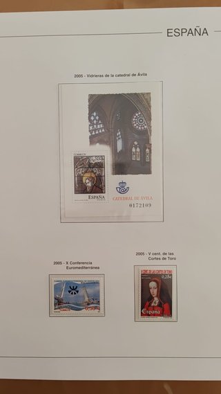 Álbum con Sellos España 2005 EDIFIL Nuevos