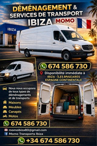 Mudanzas y transporte Ibiza-Baleares-España