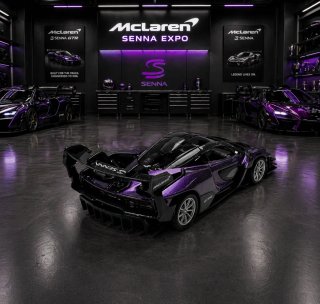 Maqueta McLaren Senna GTR Limited Expo HCFC 2025