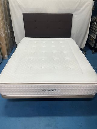 Base Tapizada + Colchón Visco 150x190
