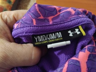 Sudadera Under Armour Azul talla más 7 a 9 anos