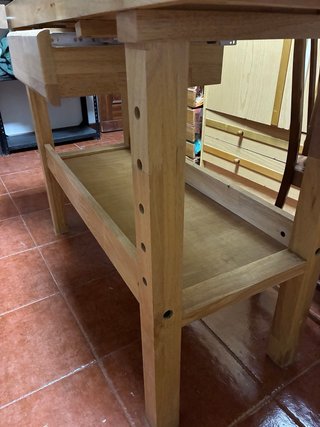 Mesa de carpintero madera maciza
