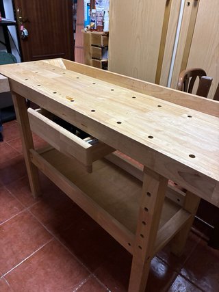 Mesa de carpintero madera maciza