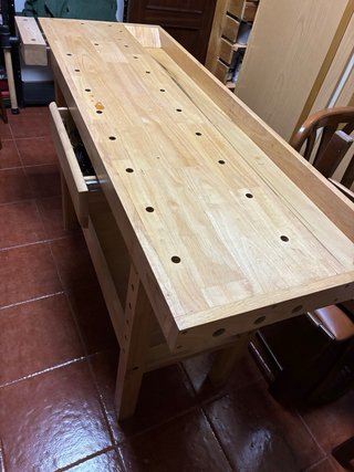 Mesa de carpintero madera maciza