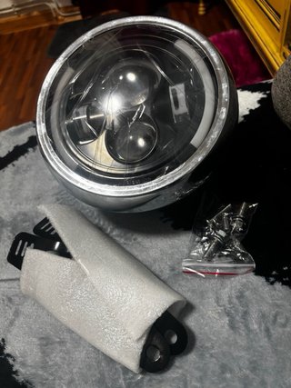 Faro LED Redondo para Motocicleta