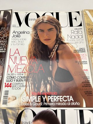 Lote de 6 revistas Vogue 2005-2007