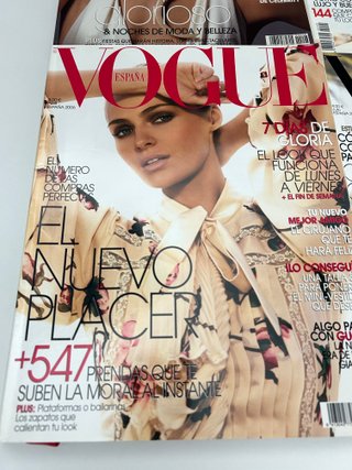 Lote de 6 revistas Vogue 2005-2007