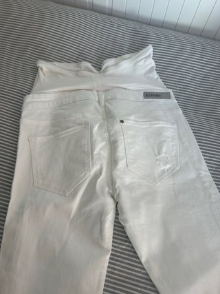 Pantalón premamá blanco