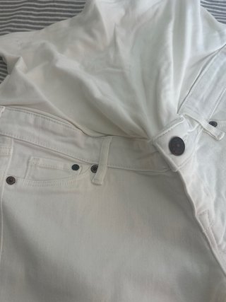 Pantalón premamá blanco