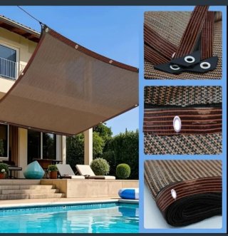 2 Toldos Vela Rectangular 3X4