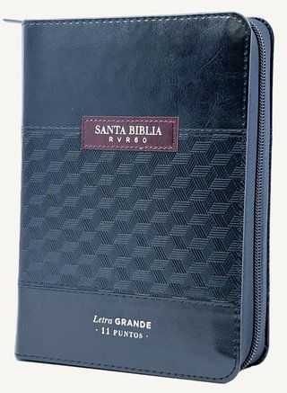 Biblia RV1960 - Letra Grande - hombre - cremallera