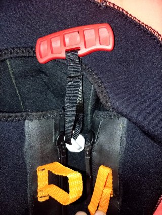 Traje de supervivencia Hansen cremallera a reparar
