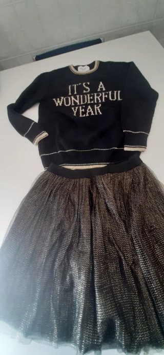 Completo Alberta Ferretti Maglione e Gonna tagl.14