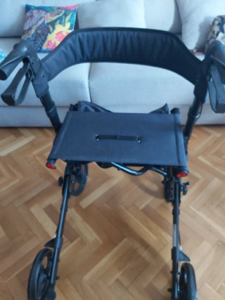 Andador aluminio con freno