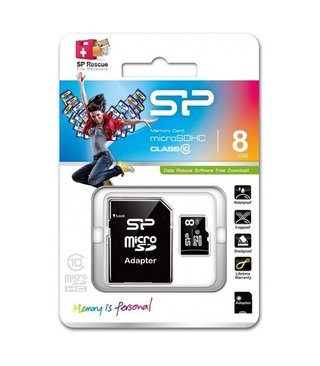 Scheda Memoria SP microSDHC 8GB Class 10