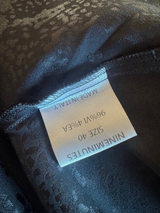 Vestito lungo Nineminutes nero taglia 40