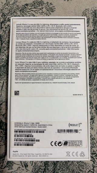 iPhone 11 128GB Rosso Non negoziabile