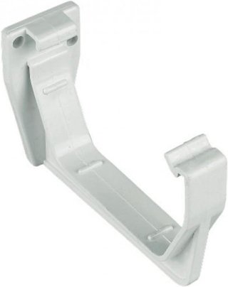 FloPlast soporte canalones cuadrado blanco