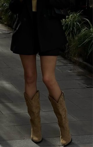 Botas cowboy Zara piel T.38